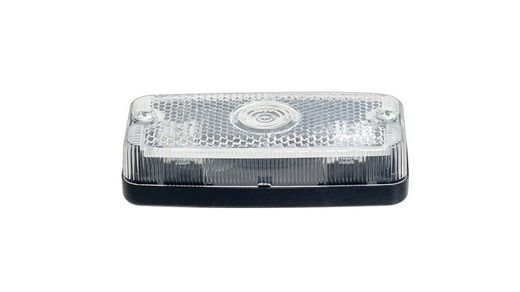 Weißlicht Frontleuchte mit Flachbodenreflektor Sim