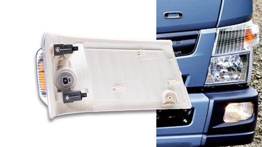 Indicatore di direzione anteriore sinistro (lato conducente) Mitsubishi Fuso Canter II del 2012