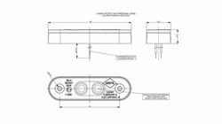 Feu position avant 2 leds blanches Horpol