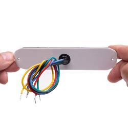 Luz intermitente de dupla função, 6 LEDs âmbar/6 LEDs brancos, 12/24 V