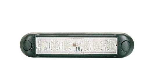 Luz intermitente 6 LEDs de intensidade de aviso noturno 12/24 V âmbar aprovado 121A/XA1