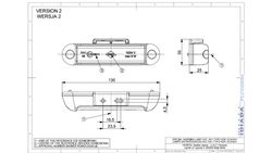 Luz intermitente 6 LEDs de intensidade de aviso noturno 12/24 V âmbar aprovado 121A/XA1