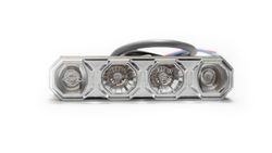 Hochintensive Warnblinkleuchte 4 LEDs 12/24 V gelb zugelassen LDO 2258