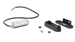 Blaues, hochintensives Prioritätsblitzlicht mit 3 LEDs, 12/24 V, zugelassen