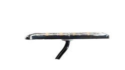 Bernsteinfarbenes Blinklicht mit hoher Intensität 4 Led bernsteinfarben schlank Homologiert R10 ECE R65