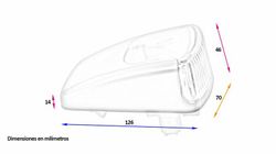 Left/right side indicator light Mercedes Axor 2004>