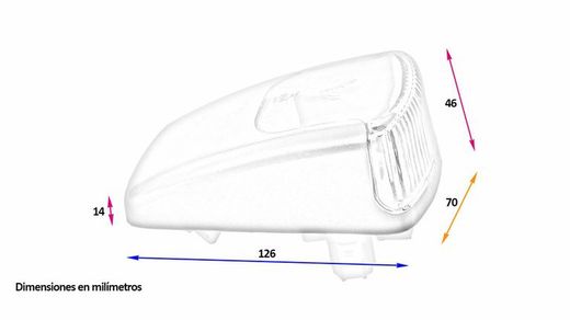 Left/right side indicator light Mercedes Axor 2004>