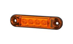 Amber side light 4 leds 12/24V Horpol LD2329