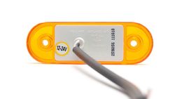 Extra flat side light Led amber 12/24 volts