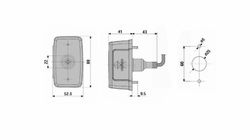 Luz lateral de liberação COBO