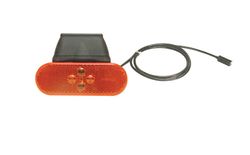 Piloto lateral posicion 4 Leds y catadioptrico ambar soporte 90º Vignal