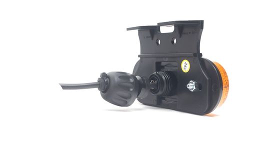 Led position side light and amber reflector with 90º support
