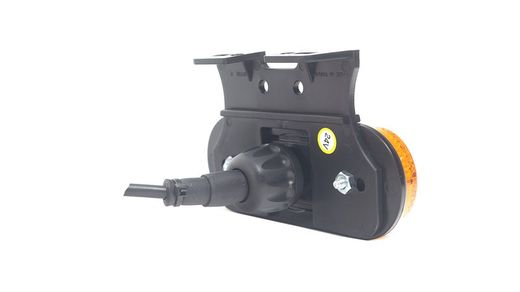 Led position side light and amber reflector with 90º support