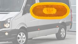 Amber led reflex side light position light Sprinter/Crafter