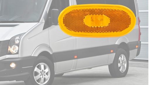 Amber led reflex side light position light Sprinter/Crafter