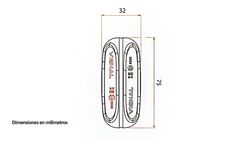Rear side light in Led Vignal 112120