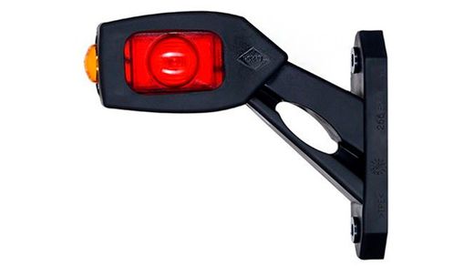 Rear side light Led short inclined arm 135 vertical