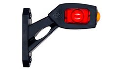 Rear side light Led short inclined arm 135 vertical
