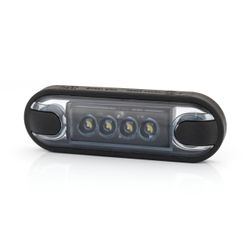 Horpol 12/24V getönte LED-Frontkontrollleuchte.