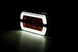 Pilota Led Frontale Multifunzione Horpol 12/24v. Posizione frontale e lampeggiante