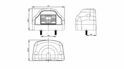 Horpol dome Led license plate pilot