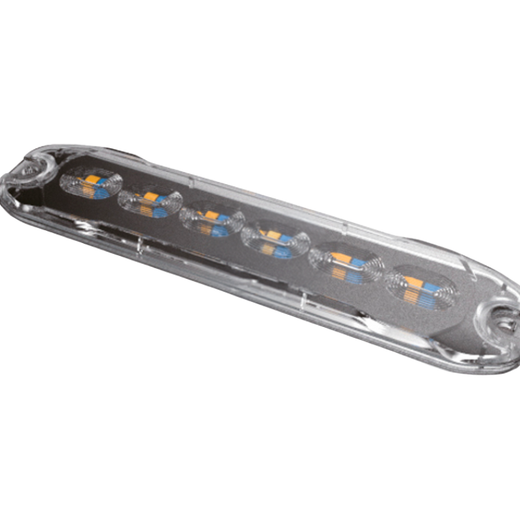 Piloto módulo dual led Ámbar y Azul estroboscópico