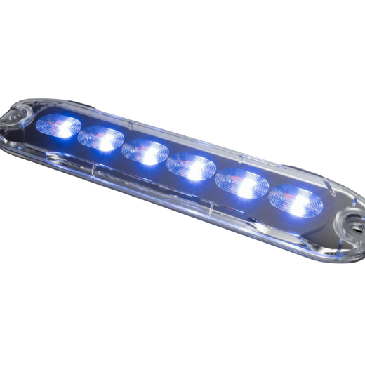 Piloto módulo dual led Ámbar y Azul estroboscópico