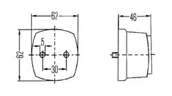 Lotsenplatz mit reflexweißem Hella