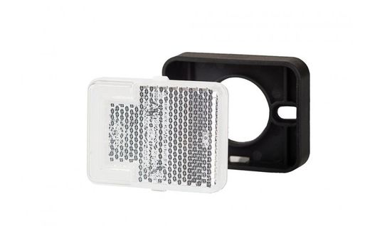 Luz de posição frontal LED branco efeito Neon 12/24V com reflexo