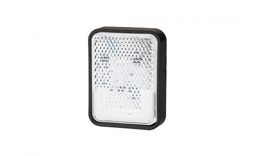 Luz de posição frontal LED branco efeito Neon 12/24V com reflexo