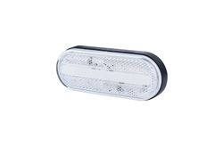 Positionslicht weiß LED Neoneffekt 12/24V mit Halterung und Reflex