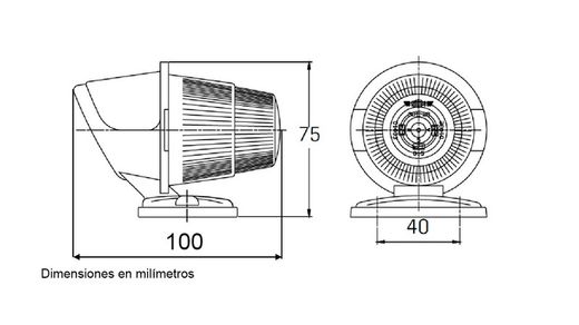Sim weiße konische Tulpe vorne Pilotenposition