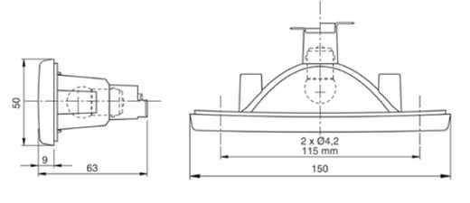 Pilotenposition vorne für Renault Range R