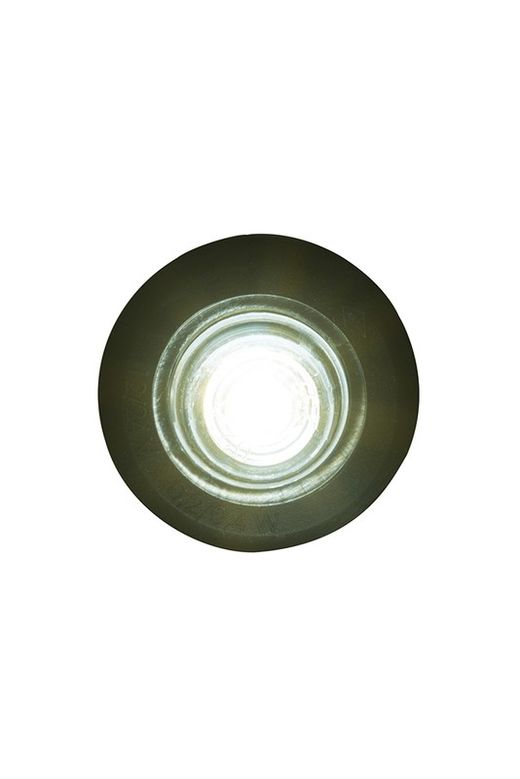 Round white Horpol Led light - Front position. pressure mount
