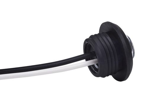 Round white Horpol Led light - Front position. pressure mount