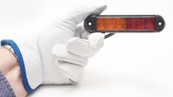 Fanale posteriore 3 servizi piccoli 12/24 volt