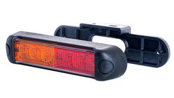 Fanale posteriore 3 servizi piccoli 12/24 volt