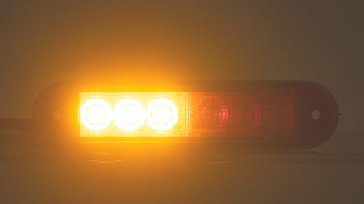 Fanale posteriore 3 servizi piccoli 12/24 volt