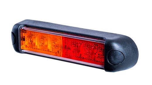 Fanale posteriore 3 servizi piccoli 12/24 volt