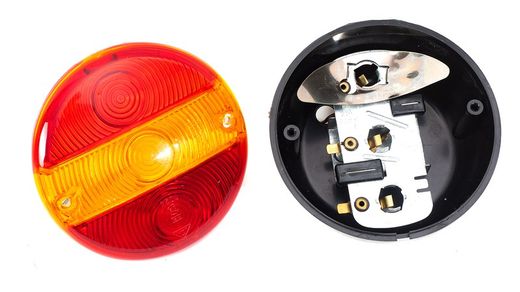 Multifunction rear light 3 services round Saw/Hella