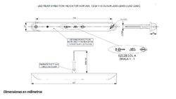 Rücklichtleiste 12 LEDs Bremslicht und Position Horpol