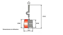 Rücklicht Pendelpositionslicht ohne Rückstrahler 840