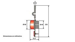 Rücklicht Pendelleuchte Position und Bremse mit Reflektor 843
