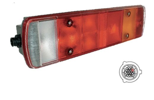 Rear light Volvo side connector