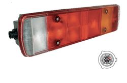 Rear light Volvo side connector