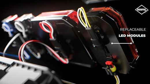 Fanale posteriore destro multifunzione 6 servizi 24V Full Led Heavy Duty