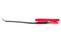 Extra flat taillight gauge red Led 12/24 volts