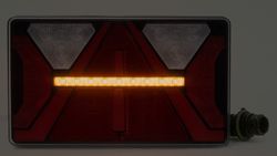 Piloto trasero izquierdo (lado conductor) remolque todo Led con luz posición efecto Neon STRADA