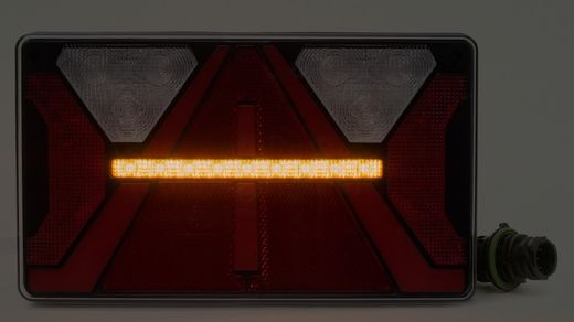 Piloto trasero izquierdo (lado conductor) remolque todo Led con luz posición efecto Neon STRADA