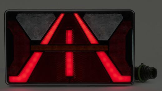 Piloto trasero izquierdo (lado conductor) remolque todo Led con luz posición efecto Neon STRADA